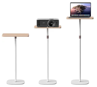 Laptopständer höhenverstellbar 46-120 cm, weiß, mobil