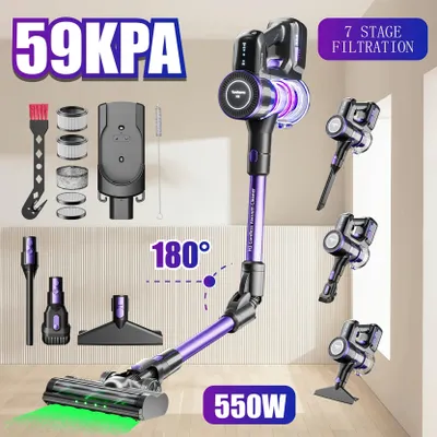 Immagine prodotto di Aspirapolvere portatile - Aspirapolvere compatto - Mini aspirapolvere senza fili - Aspirapolvere per auto - Adatto per uso umido e asciutto