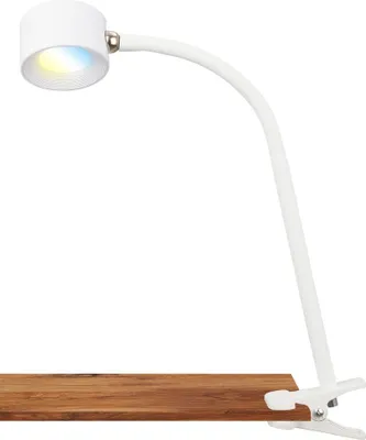 Immagine prodotto di Briloner Tari Lampada da tavolo a LED, dimmerabile, testa magnetica, bianco