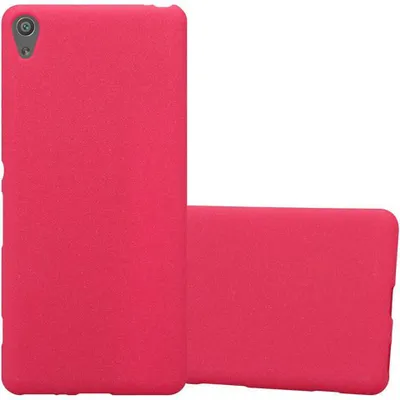 Produktbild von Cadorabo Schutzhülle für Sony Xperia XA Hülle in Rot Handyhülle TPU Etui Cover Case