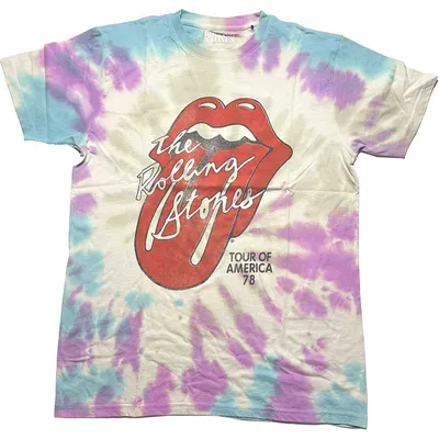 Produktbild von The Rolling Stones Tour of USA '78 (Wash Collection) White XL T-Shirt