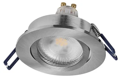 Immagine prodotto di Set di faretti da incasso a LED OSRAM Spot Set DIM 6W 827, nichel satinato, 85 mm, 500 lm, 2700 K (bianco caldo), CRI ≥ 80, dimmerabili, alluminio, set da 3 pezzi