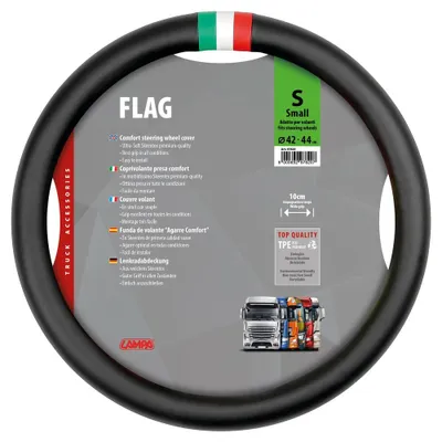 Produktbild von Lenkradbezug Lampa Flag Italia, aus Skeentex - S - Ø 42/44 cm