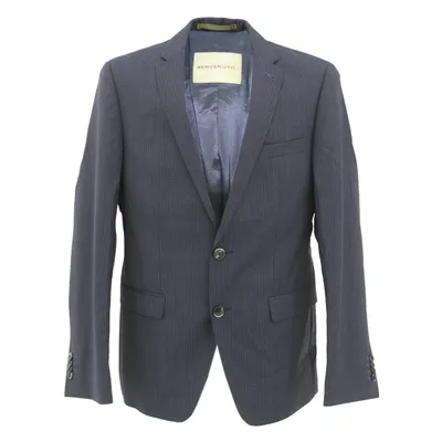 Produktbild von 30767 Benvenuto, Francesco,  Herren Sakko Jacket Übergangsjacke, Gabardine, marineblau gestreift, 98