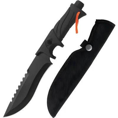 Obrázek produktu pro Outdoorový nůž GB-39061 - Černá | Ideální pro kempování a turistiku KP39061