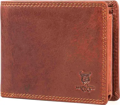 Produktbild von MATADOR OVIEDO RFID Herren Leder Geldbörse Portemonnaie Geldbeutel Braun