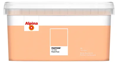 Produktbild von Alpina Wandfarbe Pantone matt peach fuzz 1 L