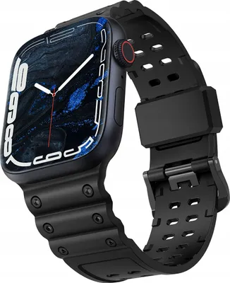 Produktbild von Armband Band für Apple Watch Se/8/7/6/5/4/3/2/1 41/40/38Mm Schwarz