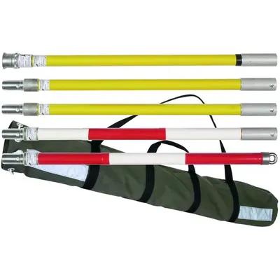 Produktbild von Dehn Erdungsstange 6-teilig f. SQL  L 4855mm m. Transporttasche  f. Bahnerdungsvorr. 769515