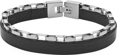 Produktbild von Xenox Herren Leder Armband in schwarz - LEATHER & MORE - X3961