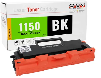 Produktbild von Brother TN-1150 XXL kompatibler Toner Schwarz - DCP-L1640w DCP-L1642w DCP-L1660w HL-L1240w HL-L1242w