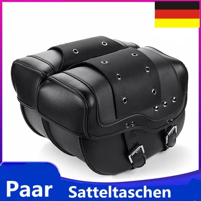 Produktbild von 2x Motorrad Satteltaschen Seitentasche Werkzeugtasche Gepäcktasche Wasserdich