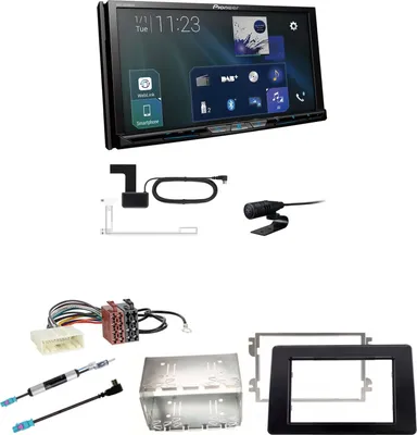 Produktbild von Pioneer AVH-Z9200DAB Bluetooth CarPlay DAB+ Einbauset für Opel Movano ab 2019