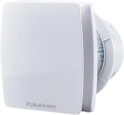 Productafbeelding van PolkaHome® Stille Afzuigventilator 150mm met Terugslagklep – Wandmontage Ventilator - Badkamerventilator
