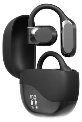 Produktbild von Bluetooth-Kopfhörer Sport-Ohrhörer mit immersivem Bass Open Ear übersetzungskopfhörer IPX5 wasserdicht LED-Display offener Fitness Laufen