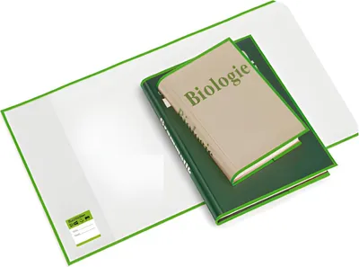 Produktbild von VELOFLEX Buchhülle 260 grüner Rand 1540260