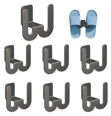 Produktbild von 6er Set Wandmontage Schuhregal Lochfrei Platzsparend Abflussfunktion