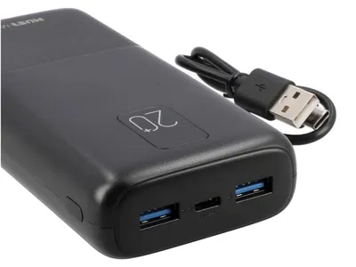 Productafbeelding van Musthavz Power Delivery Powerbank 20W 20.000mAh - zwart