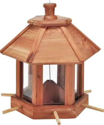 Produktbild von HI Vogelfutterhaus Hängend Braun