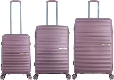 Produktbild von Saxoline Kofferset Resort aus robustem Polypropylen purple One Size
