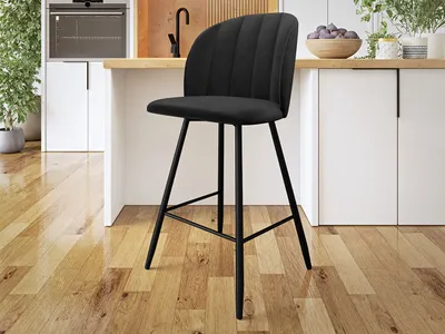 Obrázok produktu pre Čalúnená barovka CANOGA - čierna