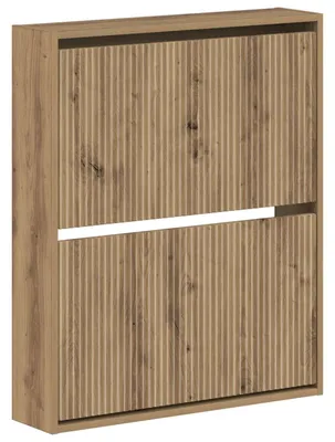 Image de vidaXL Armoire à chaussures murale ARNHEM, 71 x 17 x 86 cm