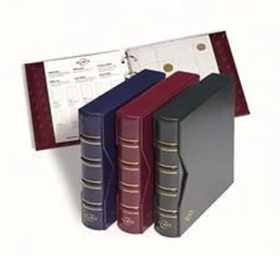 Produktbild von Ringbinder NUMIS, Classic-Design inkl. Schutzkassette, rot