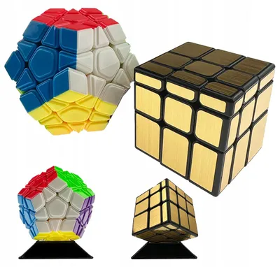 Produktbild von MoYu Megaminx Mirror Gold Logikwürfel Set Original Gratis