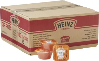 Produktbild von Heinz Süß-Sauer-Sauce-Dip-Töpfe (100x 25gr)
