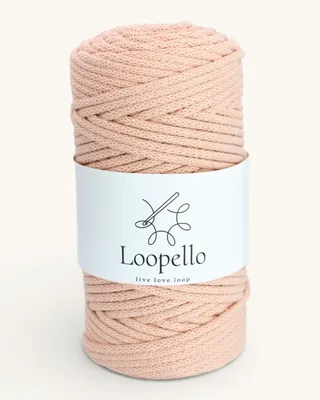 Productafbeelding van Loopvast katoenen koord, 5 mm, 100 meter – Roze