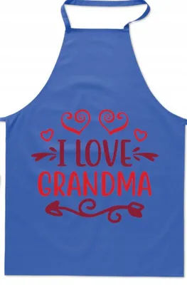 Produktbild von HaftNadruk Küchenschürze Ich liebe meine Oma Geschenk für Oma