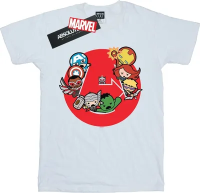 Produktbild von Marvel - "Avengers Ready Steady War" T-Shirt für Herren BI32190 (XL) (Weiß)