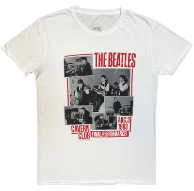 Obrázek produktu pro The Beatles Final Performance White M Tričko
