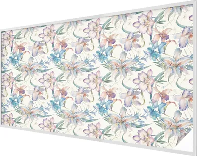 Zdjęcie produktu dla Folia witrażowa - 116x200 cm - wzór witrażowy - nieprzezroczysta dekoracyjna folia do ochrony prywatności - samoprzylepna, ochrona UV - motyw kwiatowy