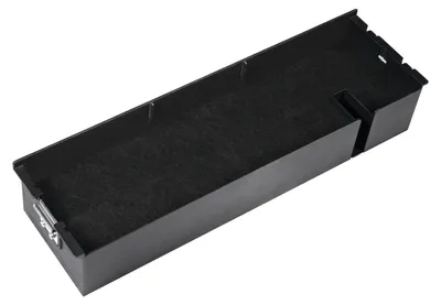 Obrázek produktu pro Electrolux AEG MCFE18ST, filtr do digestoře, černý, 372 mm, 112 mm, 73 mm, 520 g