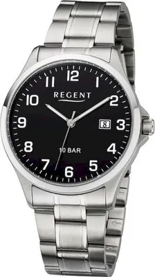 Produktbild von Regent Herren Uhr F1191 Edelstahl Quarz