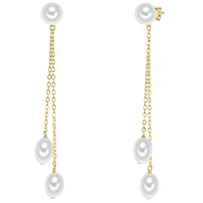 Produktbild von Valero Pearls Ohrhänger Sterling Silber Süßwasser-Zuchtperle 50100181