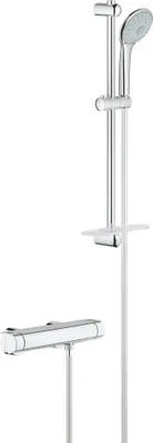 Produktbild von GROHE Grohtherm 2000 Thermostat Brausebatterie Set, inklusive Euphoria 110 Massage Brausegarnitur 600mm, 34195001