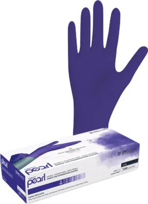 Produktbild von Unigloves COBALT PEARL Nitrilhandschuhe 7-8 Medium 100 Stück/Box