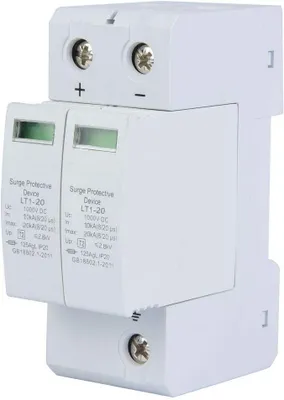 Produktbild von Überspannungsschutz für Gleichstrom-Photovoltaikanlagen, 2-polig, 1000 V, 40 kA (20 kA)