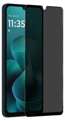 Produktbild von 1-Pack Motorola Moto G06 Privacy Displayschutzfolie - Gehärtetes Glas 9H - Super Qualität 3D