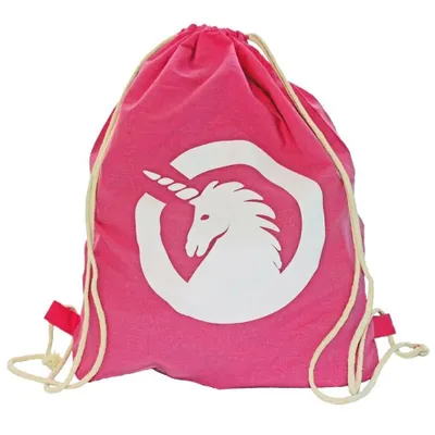 Image de Sac de sport licorne rose