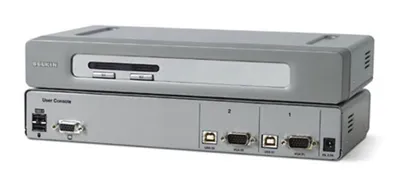 Produktbild von Linksys F1DN102UEA Linksys OmniViewÖ Secure 2-Port KVM Switch
