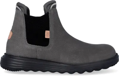 Produktbild von HEYDUDE Branson Craft Leather Herren Boots Grey Größe 48