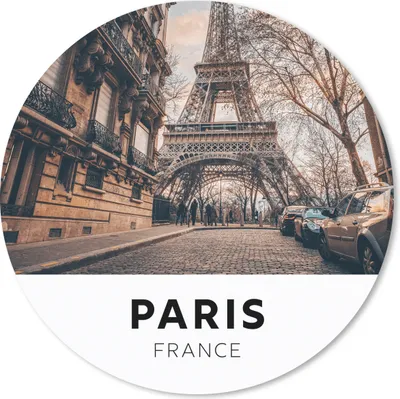 Produktbild von MuchoWow® Mauspad Mousepad Paris - Frankreich - Eiffelturm 20x20 cm - Mousepads - Maus Mat - Pad - Mausunterlage - Schreibtischmatte