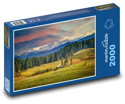 Obrázek produktu pro Puzzle 2000 Alpy při západu slunce - martinpuzzle