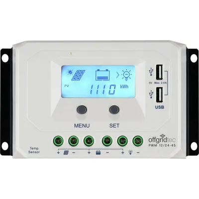 Produktbild von Offgridtec PWM Pro Laderegler 12V/24V 45A USB