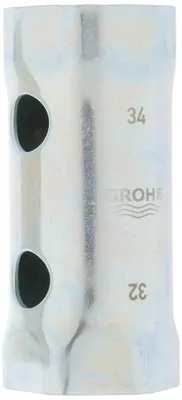 Rohrzange, verchromt, Chrom-Vanadium-Stahl, 14 cm