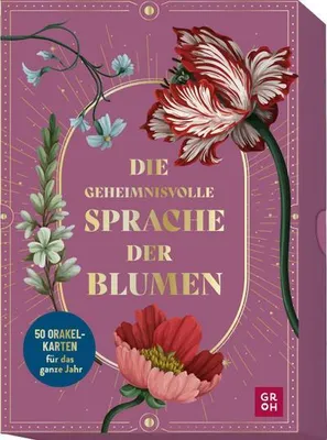 Obrázek produktu pro Die geheimnisvolle Sprache der Blumen - 50 Orakelkarten für das ganze Jahr