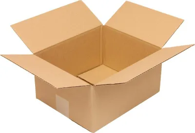 Produktbild von Faltkarton 1-wellig Höhenrillung Maße 270x220x130mm Qualität 1.20 B braun braun